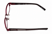 Load image into Gallery viewer, Converse Big Kids Eyeglass Soft Rectangle Metal Frame Gizmo Burgundy. 47mm