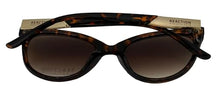 Load image into Gallery viewer, Kenneth Cole Reaction Womens Plastic Cat Eye Tortoise Gold Sunglass KC1397. 52F