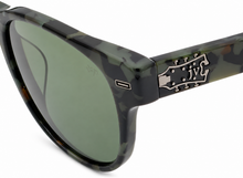 Load image into Gallery viewer, John Varvatos Mens Round Plastic Smoke Tortoise Polarized Sunglass V532