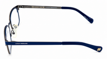 Load image into Gallery viewer, Lucky Mens Ophthalmic Soft Rectangle Metal Frame. D803 Blue. 46mm