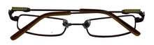 Load image into Gallery viewer, Converse Unisex Big Kids Eyeglass Soft Rectangle Metal Frame Dunk Brown 45mm