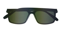 Load image into Gallery viewer, Timberland Black Mens Plastic Rectangle Sunglass, Green Lens TB7146 1N