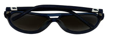 Load image into Gallery viewer, TONY HAWK Mens Navy Plastic Aviator Rxable Sunglass Smoke Lens 2002 2