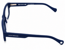 Load image into Gallery viewer, Lucky Big Kids Ophthalmic Rectangle Matte Blue Plastic Frame. D804 46mm