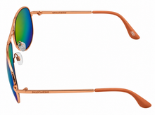 Load image into Gallery viewer, Skechers Mens Shiny Rosa Gold Aviator Metal Sunglass. SE8051. 28Z