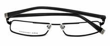 Load image into Gallery viewer, John Varvatos Mens Black Rectangle Metal Eyewear Frame V125. 52mm