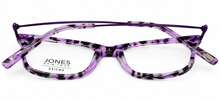 Load image into Gallery viewer, Jones New York Purple Mens Plastic Rectangle Eyewear Frame, J232 47mm