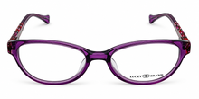 Load image into Gallery viewer, Lucky Brand Womens Eyeglass Rectangle Sunrise Purple Plastic 52mm