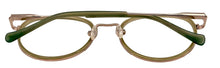 Load image into Gallery viewer, Share Lucky Brand Men's Green Soft Square Metal Eyeglass Frame D118. 51mm