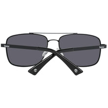 Load image into Gallery viewer, Timberland Men Shiny Black Sunglass Rectangle Metal Flash Lens TB7175. 1X