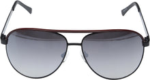 Load image into Gallery viewer, Guess Sunglass Mens Black Metal Aviator, Smoke Mirror Lens GF0172. 1C