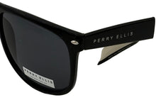 Load image into Gallery viewer, Perry Ellis Sunglass Mens Large Black Square Plastic, Smoke Lens PE90 2