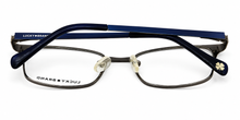 Load image into Gallery viewer, Lucky Mens Ophthalmic Soft Rectangle Metal Frame. D803 Blue. 46mm