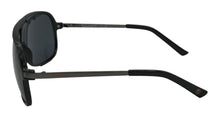 Load image into Gallery viewer, Timberland Shiny Black Mens Plastic Square Aviator Sunglass, Smoke Len TB7291 1A