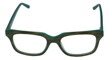Load image into Gallery viewer, Jones New York Plastic Rectangle Eyewear Frame, Brown Blue J753. 52mm