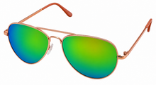 Load image into Gallery viewer, Skechers Mens Shiny Rosa Gold Aviator Metal Sunglass. SE8051. 28Z