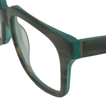 Load image into Gallery viewer, Jones New York Plastic Rectangle Eyewear Frame, Brown Blue J753. 52mm