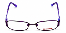 Load image into Gallery viewer, Converse Big Kids Purple Ophthalmic Soft Rectangle Metal Frame K002 47mm