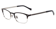 Load image into Gallery viewer, Lucky Mens Ophthalmic Soft Rectangle Metal Frame. Smarty Black 45mm