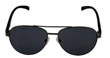 Load image into Gallery viewer, Kenneth Cole Reaction Shiny Gunmetal Mens Metal Aviator Sunglass KC1318 8A