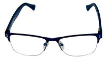Load image into Gallery viewer, John Varvatos Rectangle Mens Navy Rimless Metal Eyewear Frame V181. 54mm