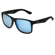 Load image into Gallery viewer, Guess Sunglass Mens Matte Black Rectangle Plastic, Blue Mirror Lens GF0203. 2X
