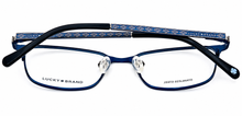 Load image into Gallery viewer, Lucky Brand Big Kids Ophthalmic Eyeglass Rectangle Blue Metal D802 50mm