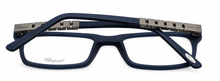 Load image into Gallery viewer, Chopard Mens Rectangle Matte Dark Blue Plastic Eyewear Frame VCH162 991 54mm