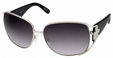 Load image into Gallery viewer, Esprit Women's Sunglasses Combo Large Rectangle Wrap Black Silver ET19282 505