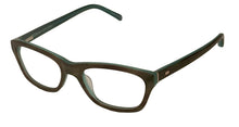 Load image into Gallery viewer, Jones New York Petite Plastic Rectangle Eyewear Frame, Brown Blue J221 . 48mm