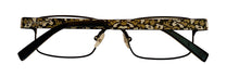 Load image into Gallery viewer, Converse Big Kid Rectangle Black Stainless Steel Metal Eyewear Frame K100 49mm