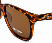 Load image into Gallery viewer, Converse Mens Square Plastic Tortoise Sunglass, Brown Lens H069