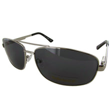 Load image into Gallery viewer, Timberland Mens Sunglass Silver Metal Aviator Solid Smoke Lens TB7119 10A