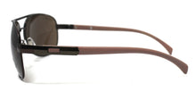 Load image into Gallery viewer, Perry Ellis Brown Men Sunglass Metal Aviator Brown, Brown Lens PE23. 4