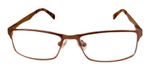 Load image into Gallery viewer, TONY HAWK Mens Light Brown Rectangle Metal Eyewear Frame 507 1 53mm