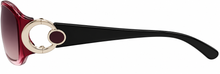 Load image into Gallery viewer, Esprit Womens Sunglass Violet Rectangle Plastic, Gradient Lens ET19314. 577