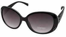 Load image into Gallery viewer, Esprit Sunglass Black / Clear Fashion Wrap, Smoke Gradient Lens 19377 538