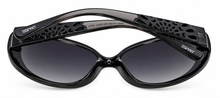 Load image into Gallery viewer, Esprit Sunglass Black / Clear Fashion Wrap, Smoke Gradient Lens 19377 538