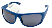 Load image into Gallery viewer, Fila Mens Matte Blue Rectangle Plastic Wrap Sunglass SF9347 0C03