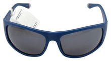 Load image into Gallery viewer, Fila Mens Matte Blue Rectangle Plastic Wrap Sunglass SF9347 0C03