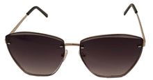 Load image into Gallery viewer, Guess Sunglass Womens Gold Rimless Cateye Metal Sunglass GF0401. 32B