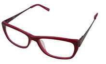 Load image into Gallery viewer, Converse Womens Burgundy Ophthalmic Soft Rectangle Plastic Frame Q020 51mm