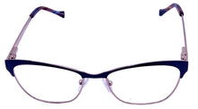 Load image into Gallery viewer, Lucky Mens Ophthalmic Blue Metal Cateye Frame. D108. 52mm