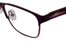 Load image into Gallery viewer, Lucky Womens Eyeglass Rectangle Stainless Steel D101 Purple Metal 53mm