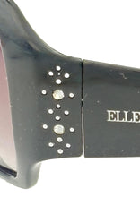 Load image into Gallery viewer, Ellen Tracy Womens Black Plastic Rectangle Sunglass, Gradient Lens 521 2