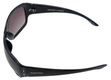 Load image into Gallery viewer, Ellen Tracy Womens Black Plastic Rectangle Sunglass, Gradient Lens 521 2