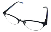 Load image into Gallery viewer, Jones New York Womens Rimless Oval Black Metal Eyewear Frame. J145 48mm