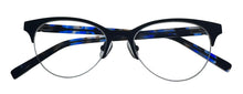 Load image into Gallery viewer, Jones New York Womens Rimless Oval Black Metal Eyewear Frame. J145 48mm