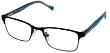 Load image into Gallery viewer, Lucky Brand Mens Navy Stainless Steel Rectangle Metal Eyewear VLBD 823 49mm