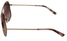 Load image into Gallery viewer, Tumi Womens Rose Gold Square Metal Sunglass, Brown Lens STU 510